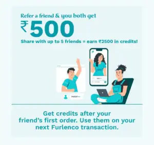 Furlenco Refer & Earn Offer : Get ₹500 on Signup & ₹500 Referral