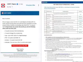 HDFC New Account Offers Worth ₹2200 – Free Amazon Prime, Swiggy One & More 6 Rupay Festival Carnival