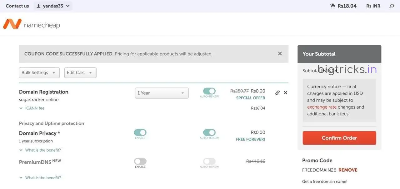 Free Loot: Grab Domain for Free from Namecheap 1 Namecheap Free Domain Offer