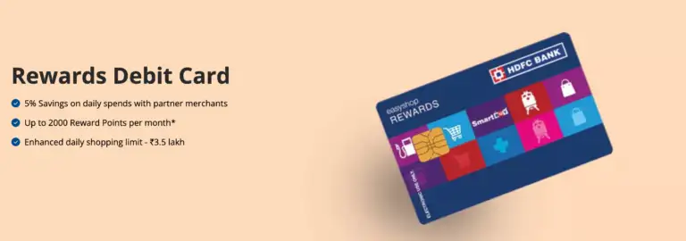 HDFC Rewards Debit Card 2026: How to Apply & get 5% Cashback