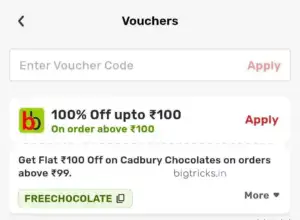 BigBasket Free Chocolate Offer: Get 100% Discount on Cadbury Chocolate