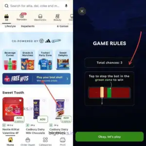 Blinkit Thumbs-Up Game: Play & Get Free Assured Gifts
