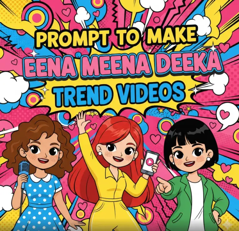 Instagram Eena meena deeka Pop Art Gemini AI Prompt