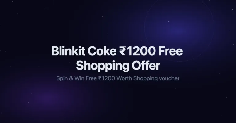 Blinkit Coke Offer: Spin & Get Up to ₹1,200 Free Coke Cans