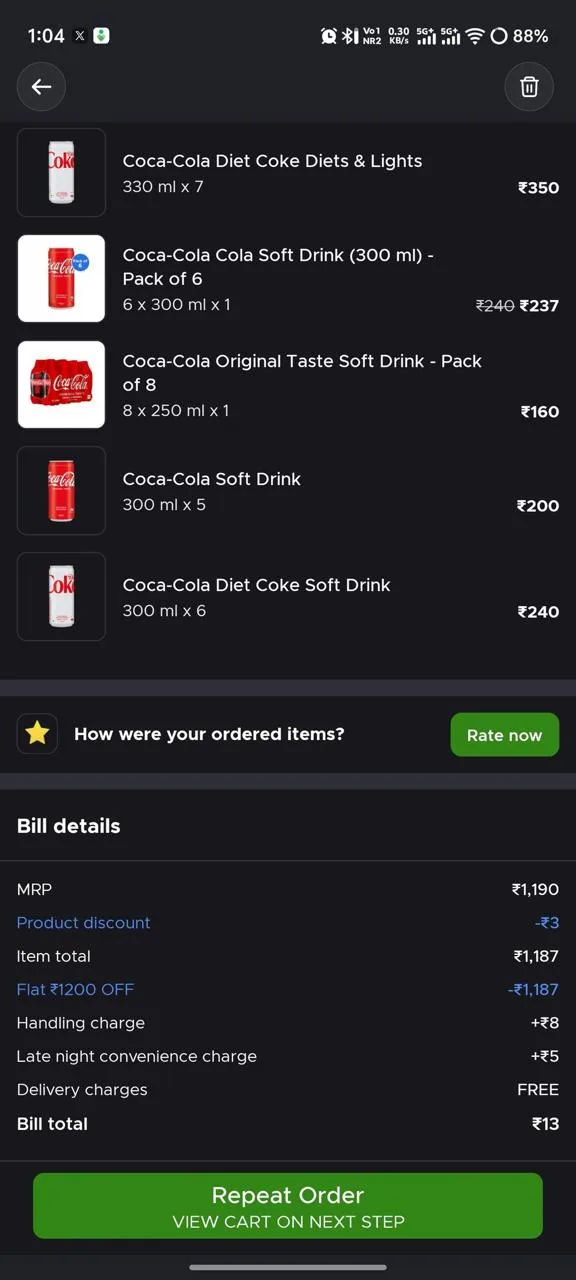 Blinkit Coke Offer: Spin & Get Up to ₹1,200 Free Coke Cans 2 Blinkit Coca-Cola Loot Banner