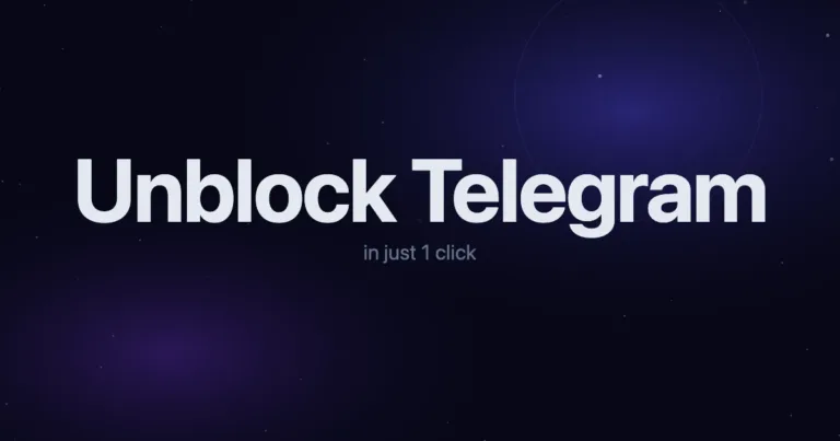 How to Unblock Telegram in India for Free — 1-Click Proxy (2026)