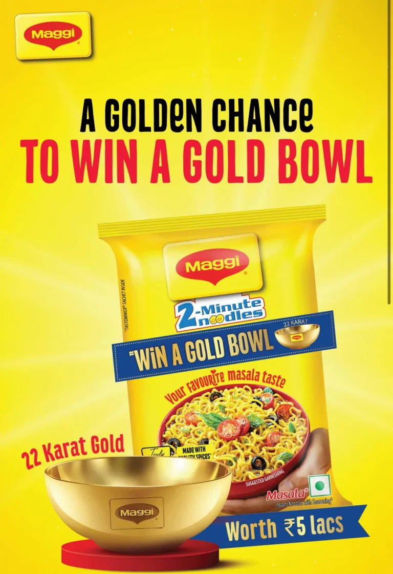 [Lot Number] Maggi Gold Bowl Offer: Win ₹5 Lakh Gold Bowl or ₹2000 Voucher