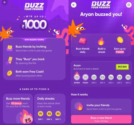 Swiggy Free cash : Buzz Your Friends & Get up to ₹ 1,000 FREE Swiggy Cash | All Users 2 Swiggy