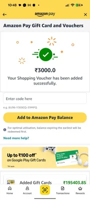 Get ₹3,000 Amazon Gift Card for ₹1 on CRED 3